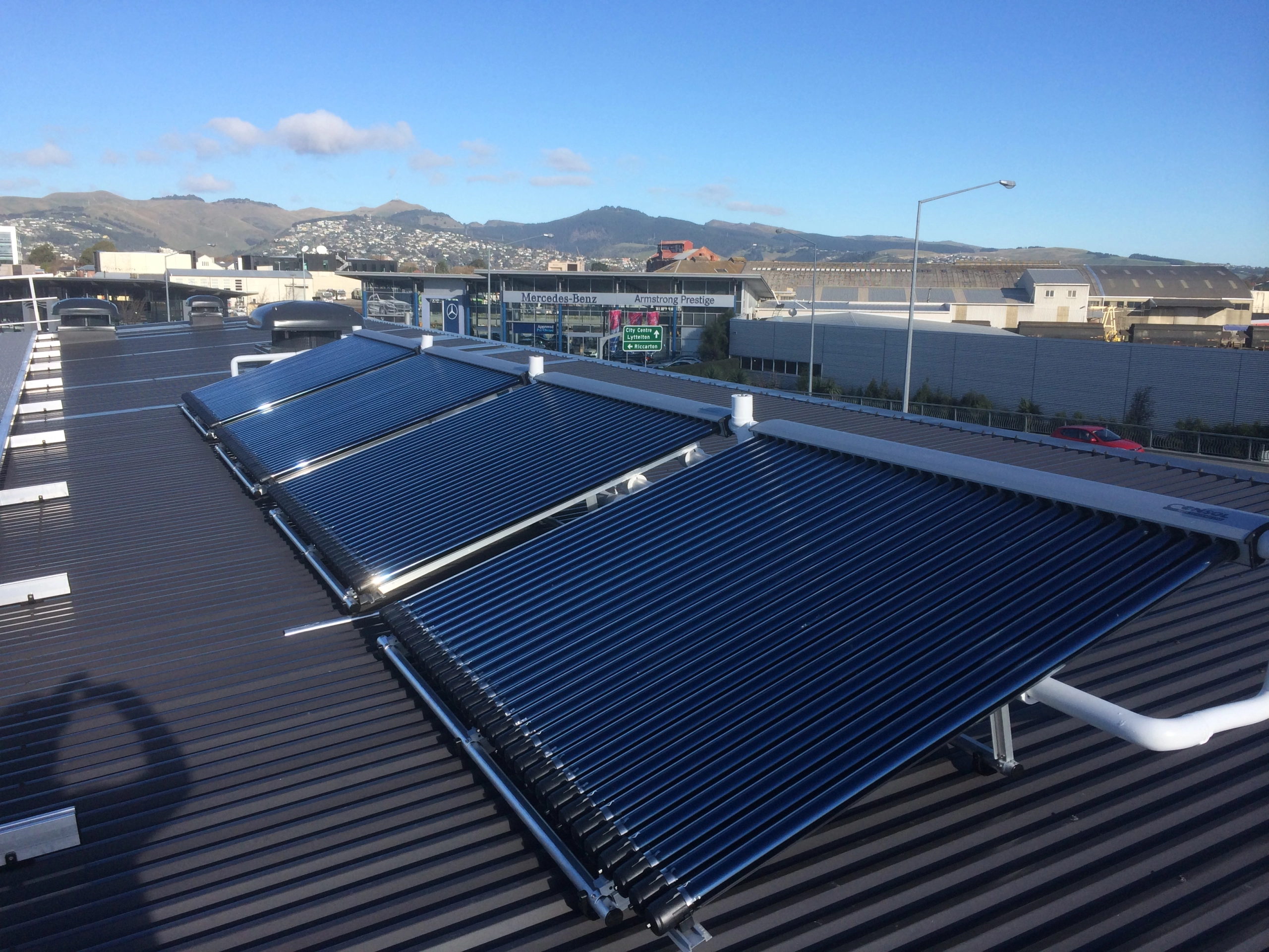 NZ Blood Bank in Christchurch with preheat system for sustainable operations